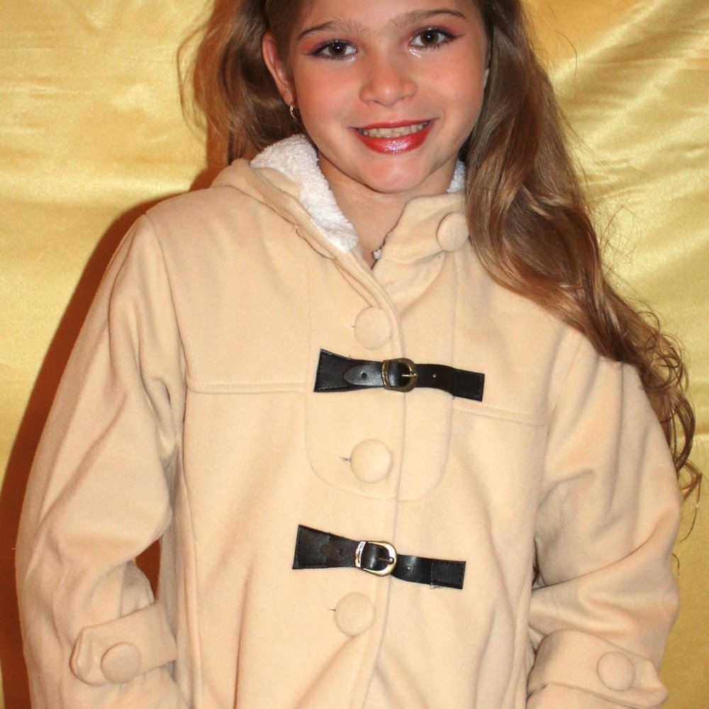 Beige winter coat